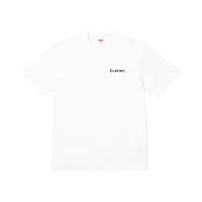 Pre-owned Supreme Paris Is Burning Tee 'white' | Men's Size S