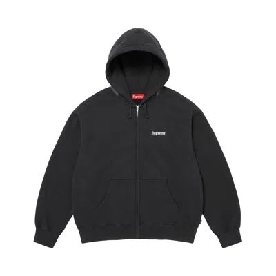 Pre-owned Supreme Paris Is Burning Zip Up Hooded Sweatshirt 'black' | Men's Size S