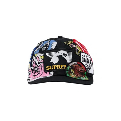 Pre-owned Supreme Patches 6-panel 'black' | Men's Size Onesize