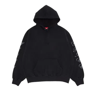 Pre-owned Supreme Patches Spiral Hooded Sweatshirt 'black'