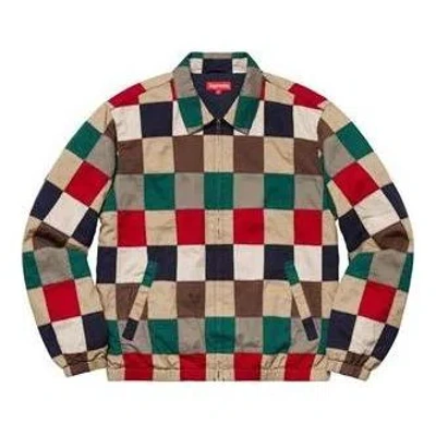 Supreme Patchwork Harrington Jacket 'multi-color'