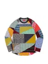Supreme Patchwork Jacquard Long-sleeves T-shirt In Multi