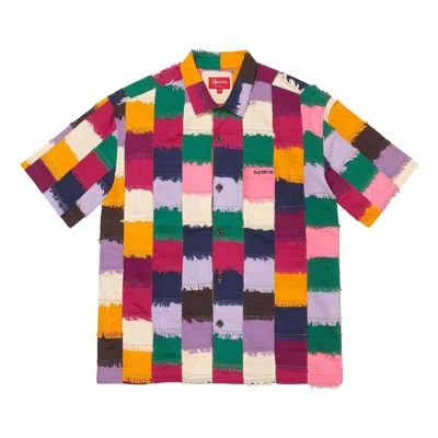 Supreme Patchwork S/s Shirt 'milti-color' In Multi
