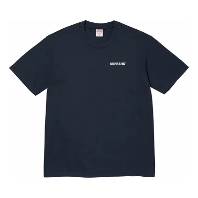 SUPREME SUPREME PATCHWORK T-SHIRT 'NAVY'