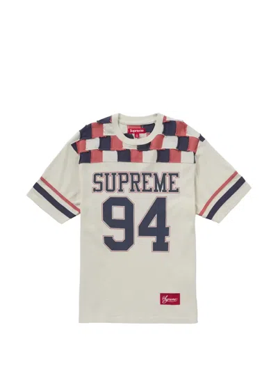 Supreme Patchwork Yoke T-shirt In Neutral