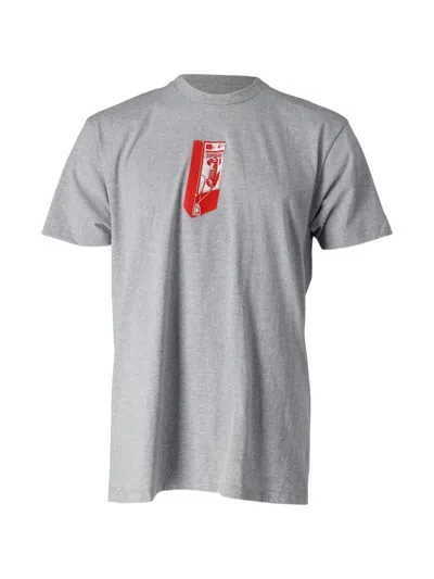 Pre-owned Supreme Payphone-print Short-sleeve T-shirt In Gray