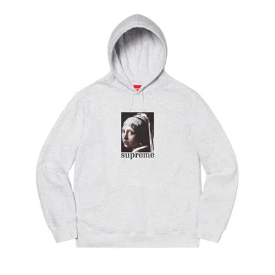 Pre-owned Supreme Pearl Hooded Sweatshirt 'ash Grey'