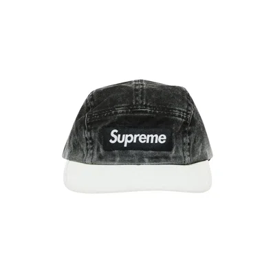 Pre-owned Supreme Pigment 2-tone Camp Cap 'black'