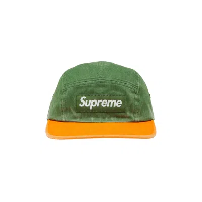 Pre-owned Supreme Pigment 2-tone Camp Cap 'green'