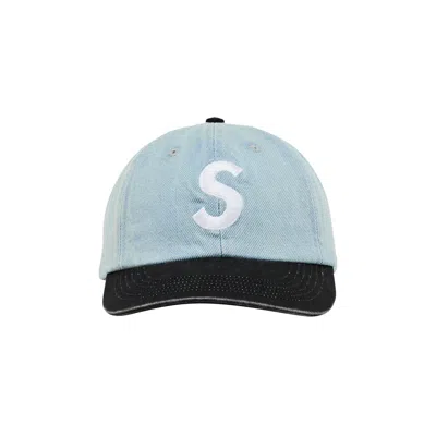Pre-owned Supreme Pigment Coated 2-tone S Logo 6-panel 'denim' | Blue | Men's Size Onesize