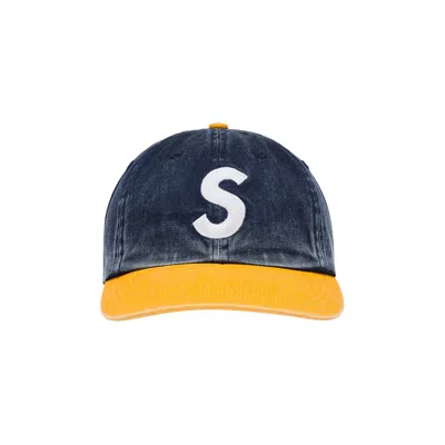 Pre-owned Supreme Pigment Coated 2-tone S Logo 6-panel 'navy' | Blue | Men's Size Onesize