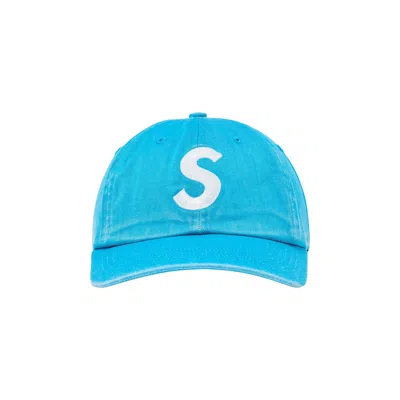 Pre-owned Supreme Pigment Coated S Logo 6 Panel 'bright Blue' | Men's Size Onesize