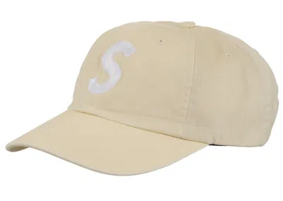 Pre-owned Supreme Pigment Coated S Logo 6panel In Light Tan