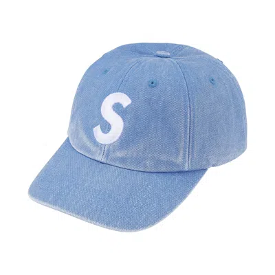 Pre-owned Supreme Pigment Coated S Logo 6-panel 'light Blue' | Men's Size Onesize