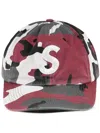 Supreme Pigment-print 6-panel Cap In Red