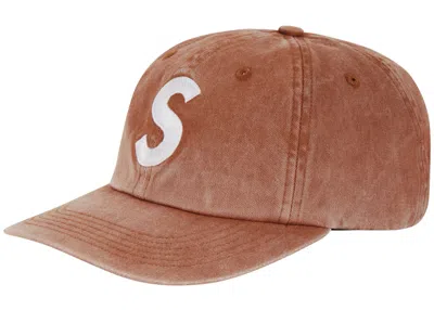Pre-owned Supreme Pigment Print S Logo 6panel 6panel (fw22) In Tan