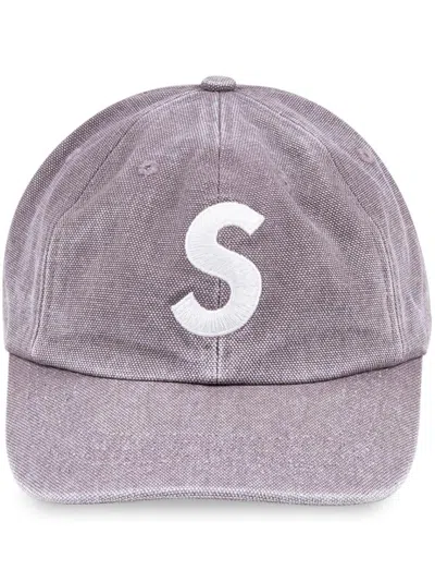 Supreme Pigment S Logo 6-panel Cap In Neutrals