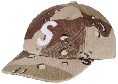 Pre-owned Supreme Pigment S Logo 6panel In Desert Camo