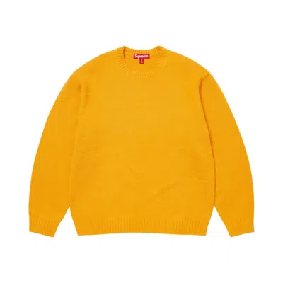 Pre-owned Supreme Pilled Sweater 'gold' | Men's Size M
