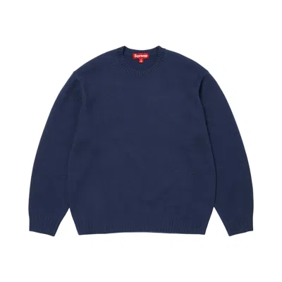 Pre-owned Supreme Pilled Sweater 'navy' | Blue | Men's Size Xl