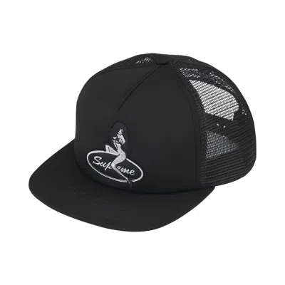 Pre-owned Supreme Pinup Mesh Back 5-panel 'black' | Men's Size Onesize