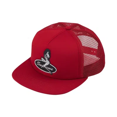 Pre-owned Supreme Pinup Mesh Back 5-panel 'red' | Men's Size Onesize