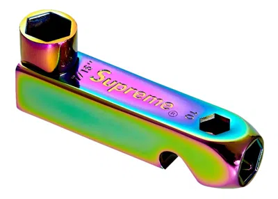 Pre-owned Supreme Pipe Skate Key In Iridescent In Multi
