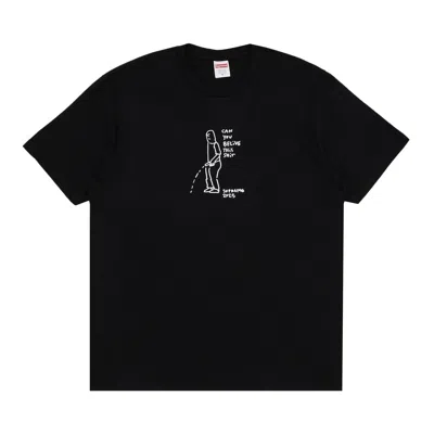 Pre-owned Supreme Piss Tee 'black' | Men's Size S