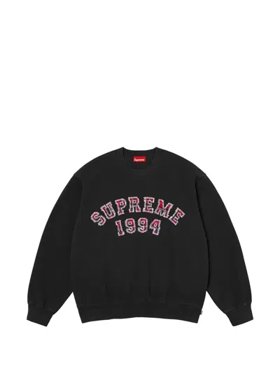Supreme Plaid Arc Crew Neck Sweater In Multi