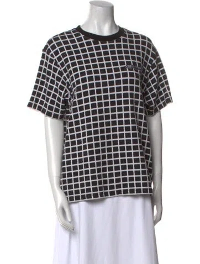 Pre-owned Supreme Plaid Print Crew Neck T-shirt In Multi