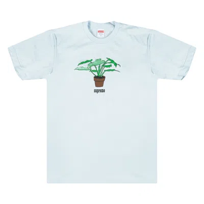 Pre-owned Supreme Plant T-shirt 'blue'