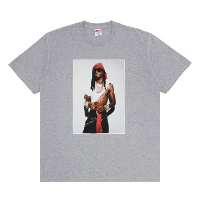 Pre-owned Supreme Playboi Carti Tee 'heather Grey' | Men's Size Xxl In Gray