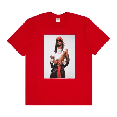 Pre-owned Supreme Playboi Carti Tee 'red' | Men's Size S