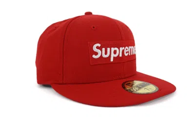 Pre-owned Supreme Playboy Box Logo New Era Cap In Red