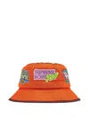 Supreme Playoffs Mesh Crusher Bucket Hat In Orange