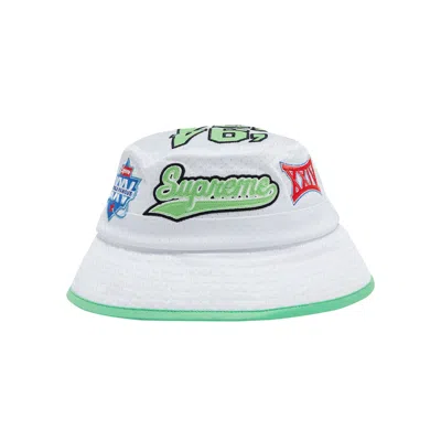 Pre-owned Supreme Playoffs Mesh Crusher 'white' | Men's Size S/m