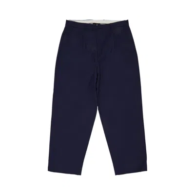 Pre-owned Supreme Pleated Trouser 'navy' In Blue