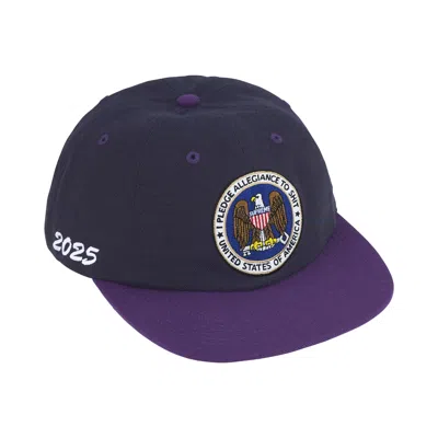 Pre-owned Supreme Pledge Allegiance 6-panel 'navy' | Blue | Men's Size Onesize
