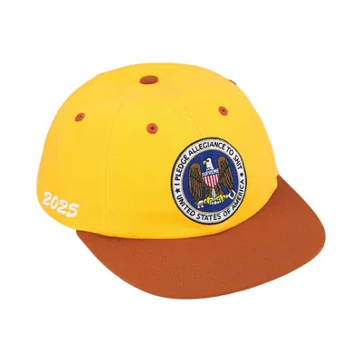 Pre-owned Supreme Pledge Allegiance 6-panel 'yellow' | Men's Size Onesize