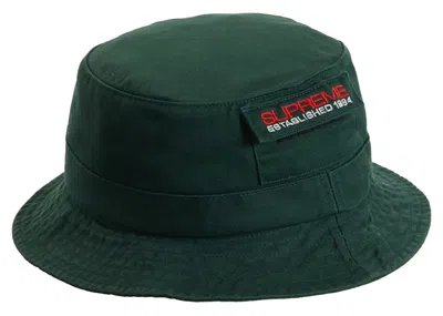 Pre-owned Supreme Pocket Crusher Hat In Dark Green