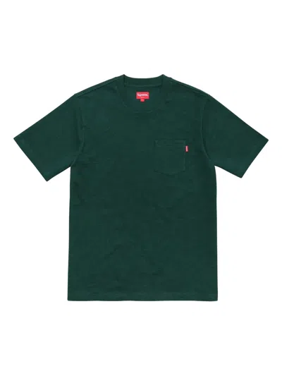 Supreme Pocket Short-sleeve T-shirt In Green