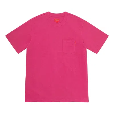 Supreme Pocket Tee In Pink