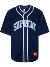 Supreme Polartec Baseball T-shirt In Blue