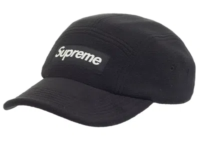 Pre-owned Supreme Polartec Camp Cap In Black