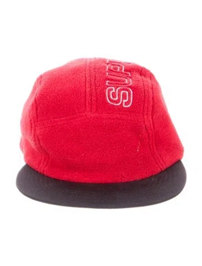 Pre-owned Supreme Polartec Camp Cap In Red