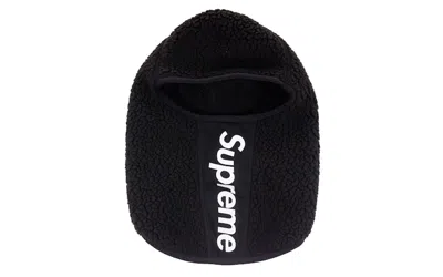Pre-owned Supreme Polartec Deep Pile Balaclava In Black