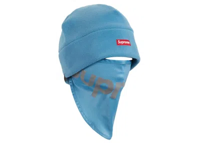 Pre-owned Supreme Polartec Facemask Beanie In Dusty Teal