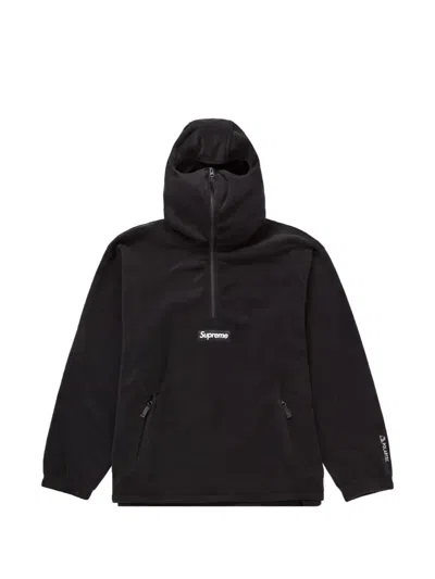 Supreme Polartec Face-mask Hoodie In Black