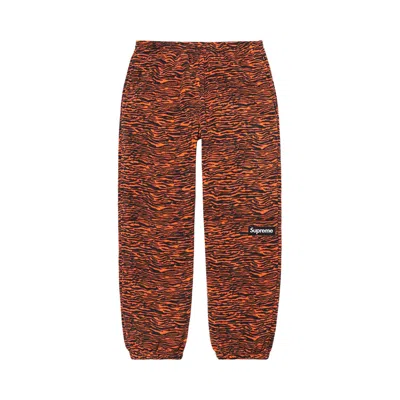 Pre-owned Supreme Polartec Pant 'tiger' | Orange | Men's Size M