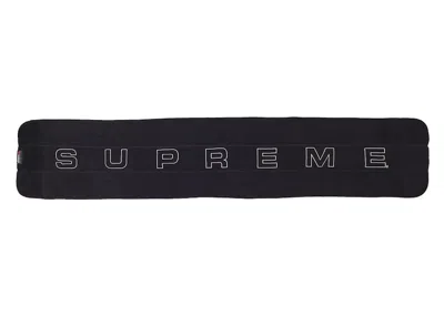 Pre-owned Supreme Polartec Scarf In Black